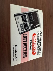 Nintendo Game & Watch Panorama Mario&rsquo;s Bombs Away TB-94 Boxed Complete 1983