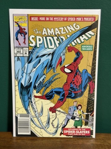 The Amazing Spider-Man #368 Marvel Comics 1992 Newsstand Edition VF/VF+