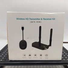 Wireless HDMI Transmitter & Receiver, 4K, 165 Ft Range, 1 Transmitter 1 Receiver