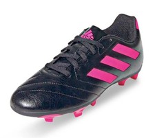 Adidas Goletto VII FG Unisex Soccer Cleats / FV2895 Black Pink Kids Size 12k