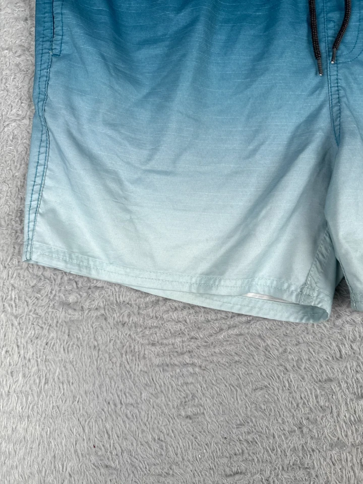 Ripcurl Swim Trunks Mens Medium Blue Lined Elastic Waist Lay Days Swim Beach 5" - Image 3 of 4