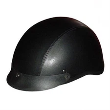 Rodia RHD200 Half Motorcycle Helmet (Leather)