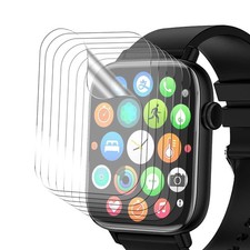 8 Pack for 1.9" Smartwatch Screen Protector, Soft TPU Protect Film for PJYUBV...