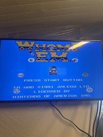 Whomp 'Em Nintendo Entertainment System, 1991 -NES CIB Complete Tested Authentic