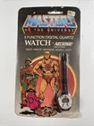 Vintage HE-MAN  Action Figure WATCH  MOC 80’s Toys MOTU sealed NELSONIC  T-1