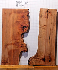 Q124 Spalted Maple Burl Live Edge 18x9x1 DIY Epoxy River Table 8 mc