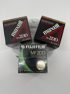 3 Packs Of MF2DD ( Maxwell/Fuji) Floppy Disks