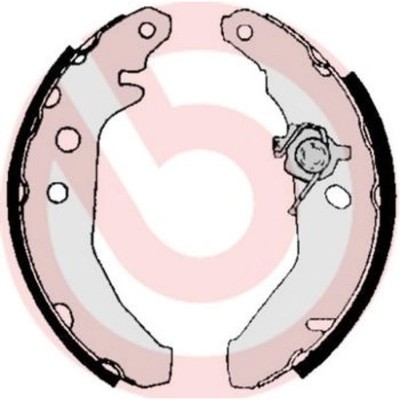 Brembo S 24 516 Bremsbackensatz für FORD FIESTA GFJ FVD