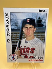 1990 Best # 4 Deryk Gross (ML) Kenosha Twins Minnesota Twins