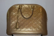 Louis Vuitton Vernis Alma Patent Leather Satchel GM Bag