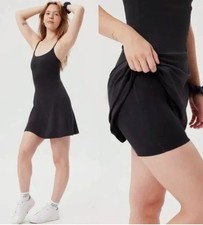 Girlfriend Collective Float Juliet Dress Women's Size Small in Black New W/ Tag!