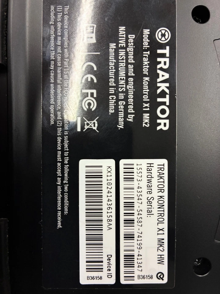 Native Instruments Traktor Kontrol X1 MK2 DJ Controller - #3201 - Image 4 of 4