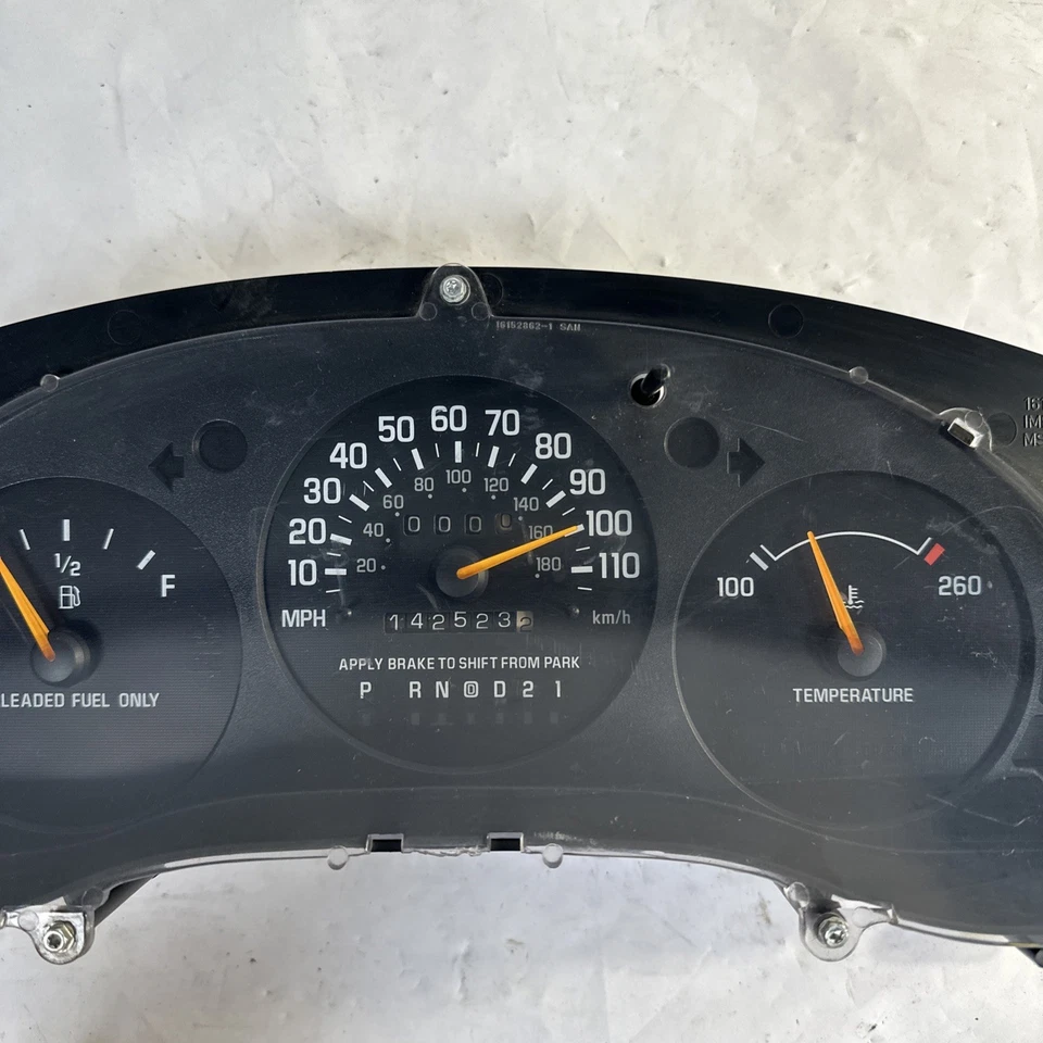 1997 97 CHEVROLET LUMINA SPEEDOMETER E2 Foto 3 de 4