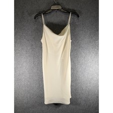 Urban Outfitters Ivory Cowl Neck Slip Dress Mini Spaghetti Strap S Feminine