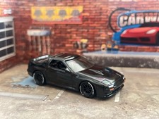 Hot Wheels ‘89 Mazda Savanna RX-7 FC35 51/250 Black With Real Rider Wheel Swap