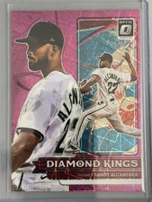 2022 Panini Donruss Optic - Diamond Kings Sandy Alcantara #19 Pink Velocity /249