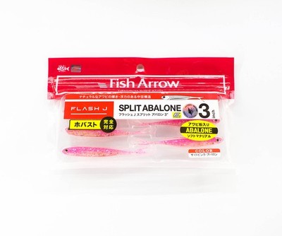 Fish Arrow Soft K�der Flash J Split Abalone 3 Zoll 6/pack AB06 (5702)