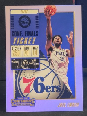 2018-19 Panini Contenders - Joel Embiid #25 Conference Finals Ticket /135