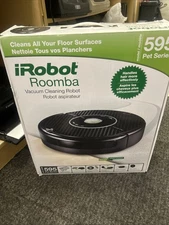 iRobot Black 595 Pet Series Robotic Vacuum For Parts