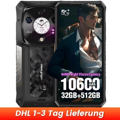 5G Ulefone Armor 28 Pro Outdoor Handy 32GB+512GB 6.67''Smartphone Ohne VertragNFC