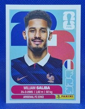 2026 Panini FIFA World Cup Sticker William Saliba #FRA 4 - France