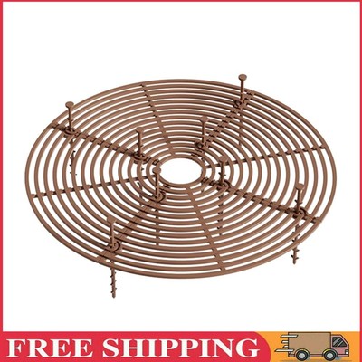 19/30cm Plant Pot Grid Universal Pot Soil Guard Cover for Home (30cm coffee)