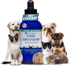 Pet Care Eye Ulcer Drops - Colloidal Silver with DMSO Drops for Dogs 