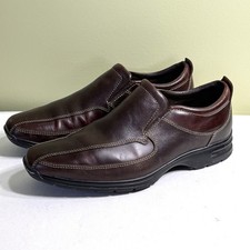Cole Haan NikeAir Slip On Loafers Dress Shoes Brown Classic Leather Casual Sz 8