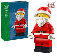 Natale Versione Ingrandita di Babbo Natale Blocchi Costruzioni Minifigure Giocattoli