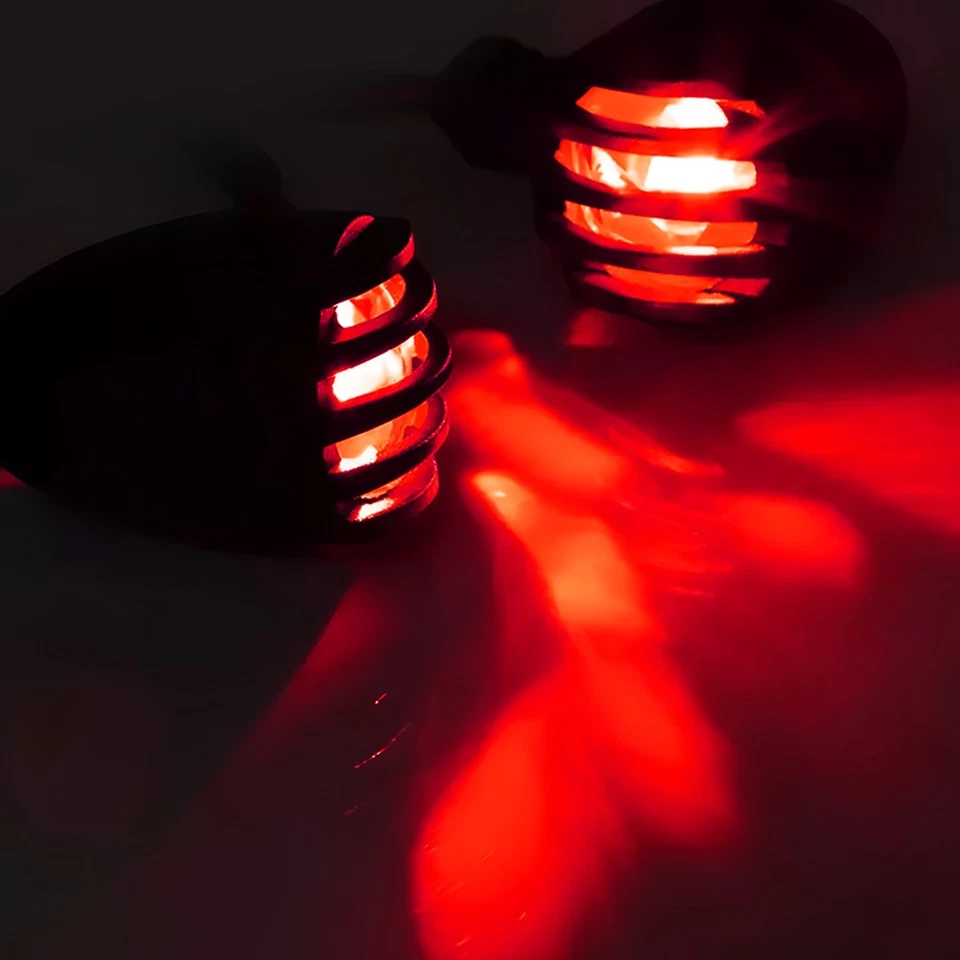 Señal de giro para motocicleta Honda VTX 1300 1800 VT750 VT1100 luz roja duradera Foto 3 de 4