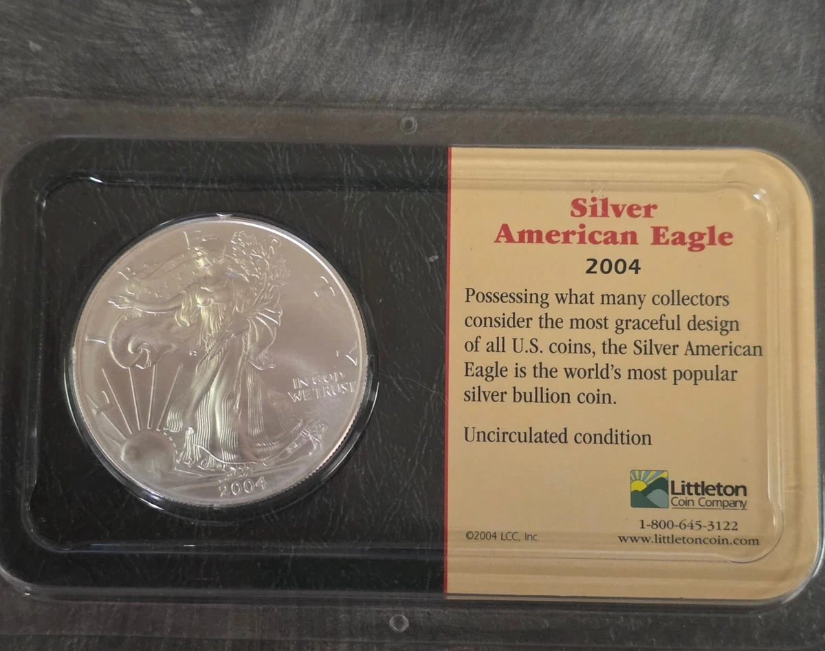 American Eagle Ungraded 2004 Silver Bullion Coins for sale | eBay