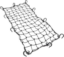 15in x 30in Elastic Cargo Net with 10 Adjustable Hooks and Tight 2in x 2in Mesh,