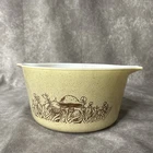 VTG Pyrex 473-B Forest Fancies Mushrooms 1Qt Bowl Vintage