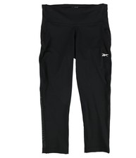 Reebok Womens Training Essentials Compression Athletic Pants, Black, Small