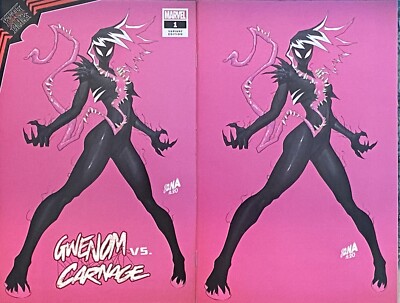King in Black: Gwenom vs Carnage 1 - David Nakayama Exclusive Trade And Virgin
