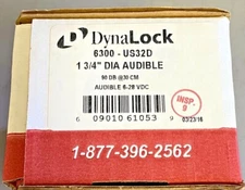 DynaLock 6300-US32D Audible Status Indicator 1 3/4" Diameter Pushbutton