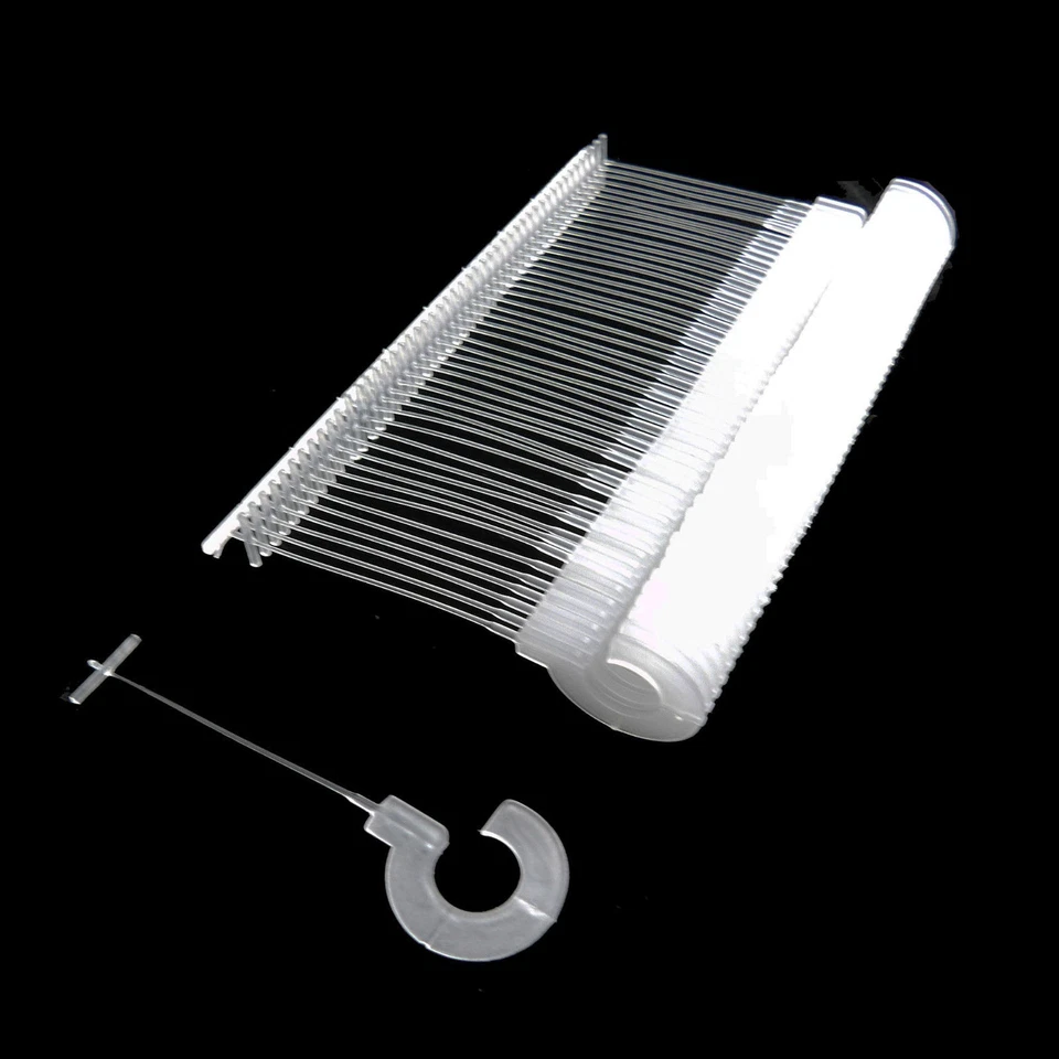 NEW J HOOKS BARBS PINS ATTACHMENTS FOR TAGGING GUN KIMBLES SIZE 19mm,25mm,35mm