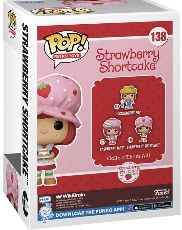 Strawberry Shortcake with Dessert Funko Pop! Vinyl Figure
