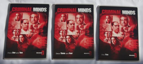 Criminal Minds Seasons 1-3 (2005-2008) (DVDs Region 1, Widescreen) - Used - Picture 7 of 8