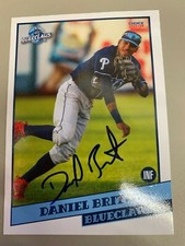 Daniel Brito 2018 Signed Lakewood Blue Claws Team Card
