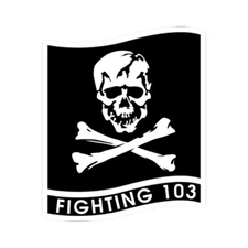 VFA 103 Jolly Rogers (U.S. Navy) STICKER Vinyl Kiss-Cut Decal
