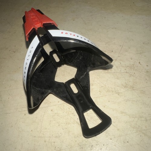 Gabbia acqua ELITE Custom Race Plus nero lucido rosso leggera bici corsa - Foto 6 di 8