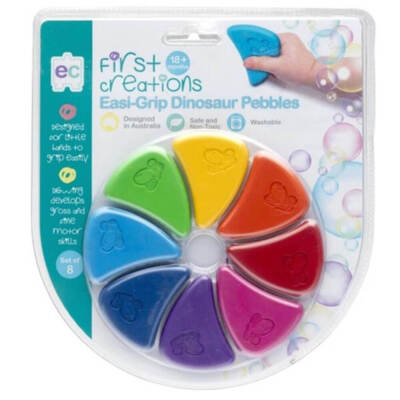 Educational Colours First Creations Easi Grip Dinosaur Pebbles Set 18 Months Up