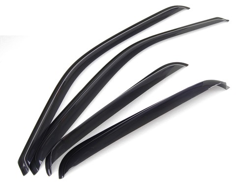 Fit 99-07 Silverado Sierra Extended Cab Acrylic Window Visor Vent Sun Rain Guard - Picture 6 of 9