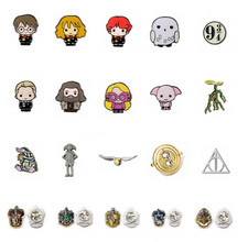 Official Harry Potter Metal Pin Badge Brand New Novelty HP Film Gift Chibi