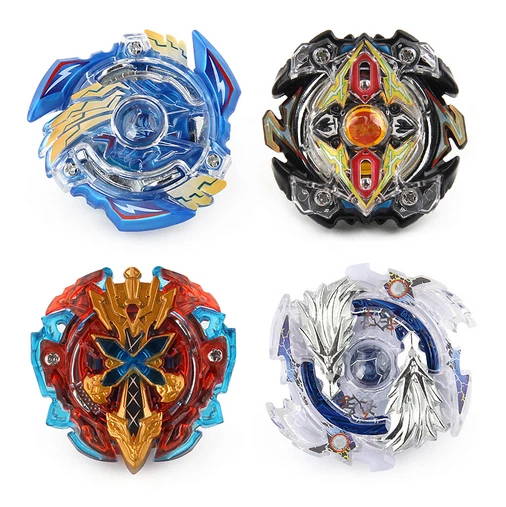 COFFRET - SET COMPLET 4 TOUPIE BEYBLADE BURST LANCEURS/GRIP/ARENE JEU/JOUET - Photo 2/2