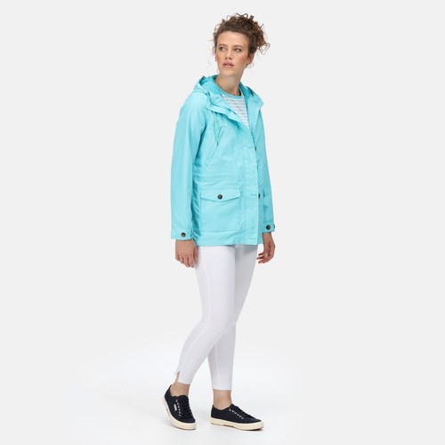 Regatta Nahla Womens Waterproof Jacket Outdoor Hooded Ladies Rain Coat RRP 100 - Picture 6 of 44