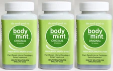 Body Mint Original 3-pack (3 x 50 = 150 tablets)  - New Size