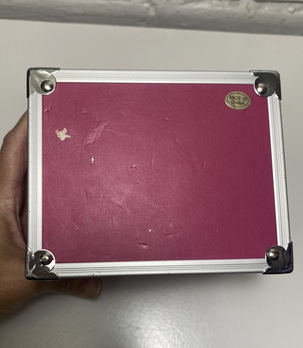 Caboodles Mini Pink Glitter Makeup Case Organizer - Picture 7 of 8
