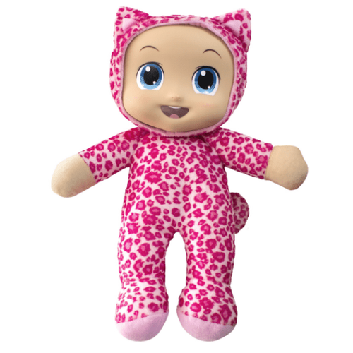 BIZAK – Mi Bebé Voltereta Leopardo Rosa 62305050 Peluche NEW 5+ - Imagen 2 de 3